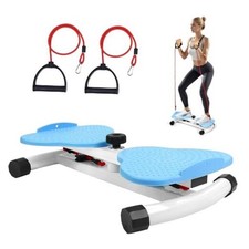 waist twister  waist twisting machine ab twister board with 300 lbs Weight blue