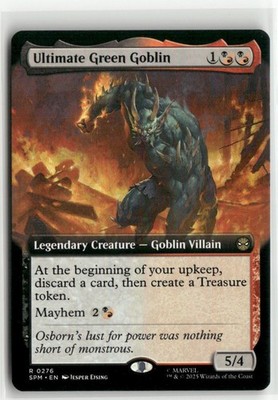 Ultimate Green Goblin Extended Art Spider-Man MTG NM