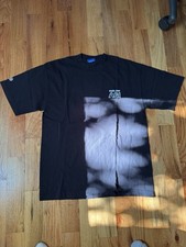 OpenAI Logo Art Graphic Print Black Short Sleeve Crew Neck T-Shirt Size M