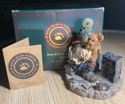 Boyd's Bears ''Sparky & The Box'' Figurine 1998 Style #227716