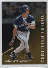 1995 Select Certified Edition Certified Future Shawn Green #4 14lm