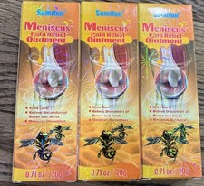 3- Meniscus Pain Relief Ointment - .71oz Each - Expires 7/7/2026