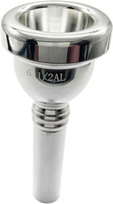 6 1/2AL Silver Trombone Mouthpiece - Professional Grade Brass Instrument Mouthpi