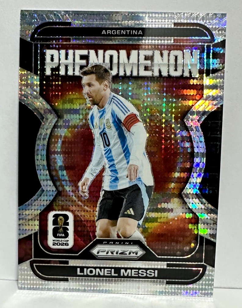 2026 Prizm FIFA World Cup Phenomenon Lionel Messi #19 Argentina Pulsar Wave