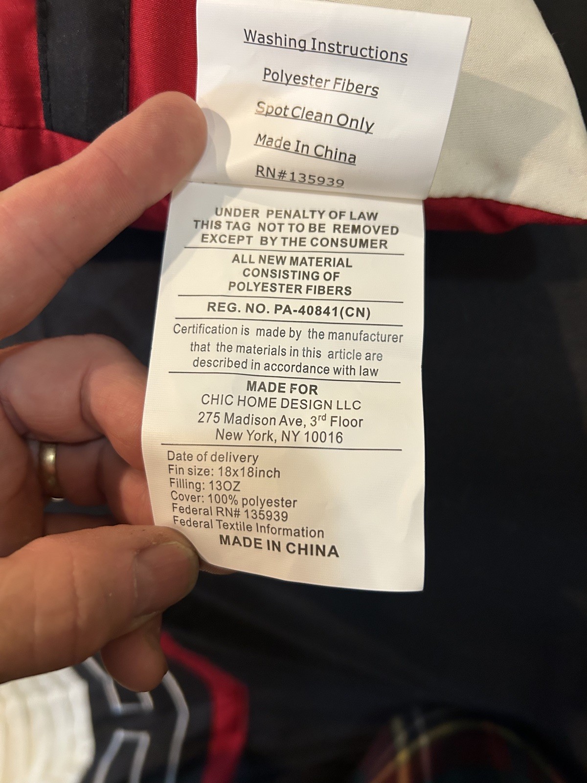 Chic Home Carlton 6-Piece Comforter Set, Queen Size, part number CS1223-112-AN