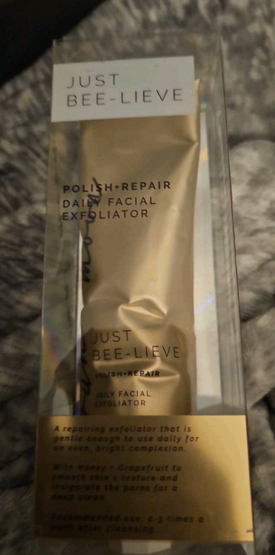 Sun + Moon JUST BEE-LIEVE - POLISH + REPAIR Daily Facial Exfoliator - 5.1 oz NIB