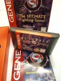 Ultimate Mortal Kombat 3 (Sega Genesis, 1996) CIB* Manual 🔥Clean Tested Working