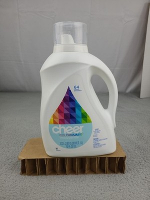 1x Cheer COLORGUARD Free Gentle Liquid Detergent HE 64 Loads 92 Oz DISCONTINUED