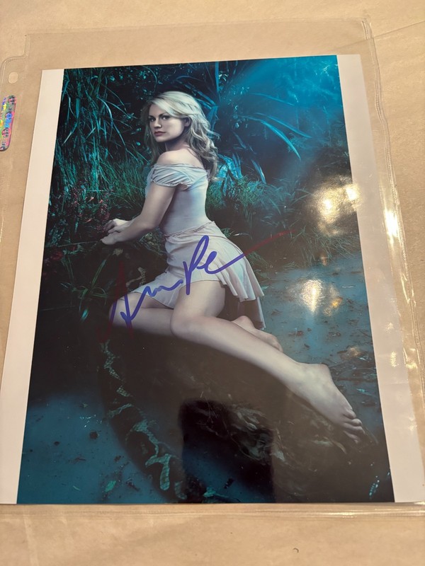 8x10 Photograph Anna Paquin (True Blood) Glossy Autographed w/ COA In dust cover