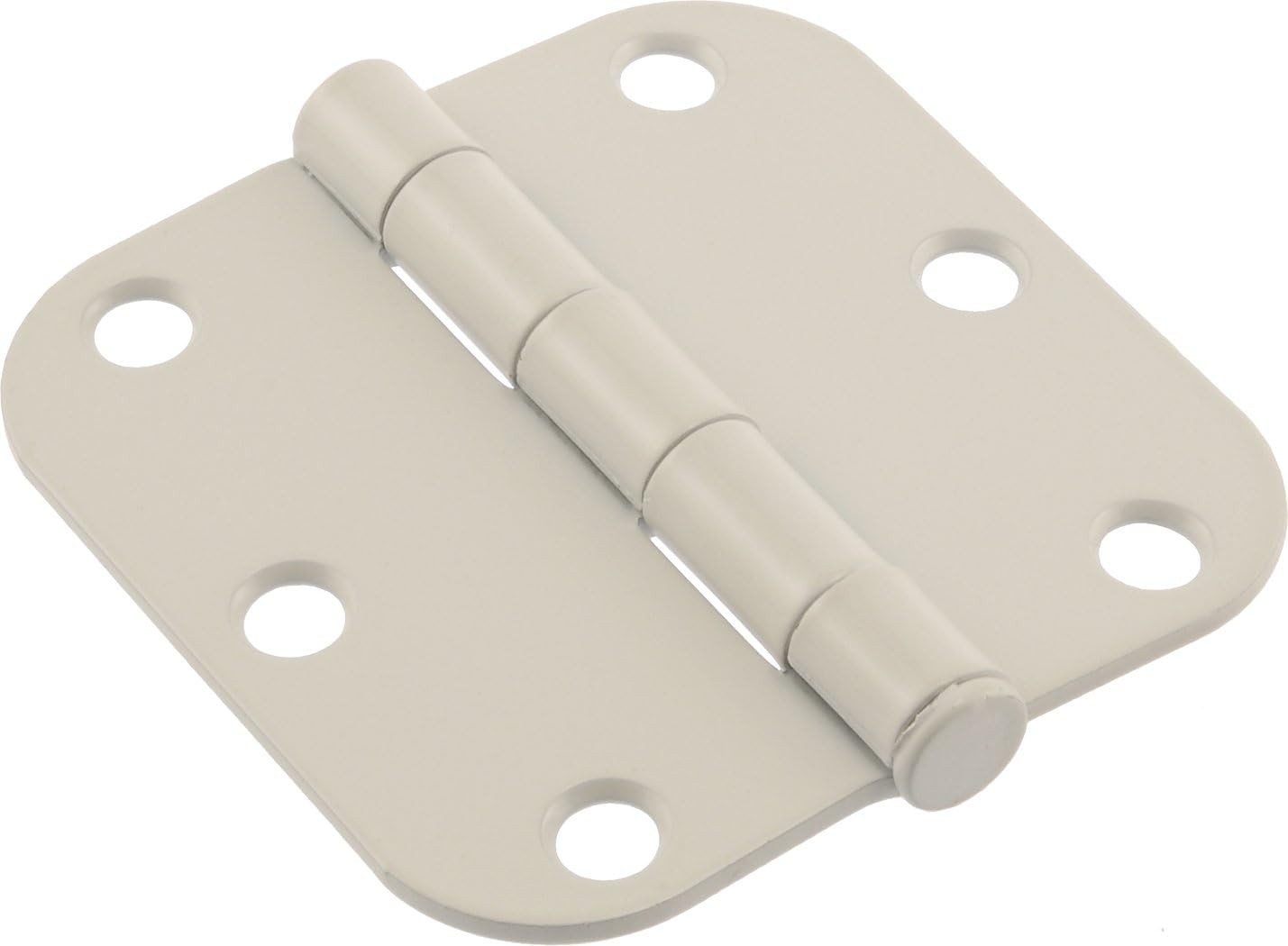 Hillman 5/8" Round Corner Door Hinge White (3") 853471