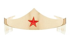 Wonder Woman Golden Tiara with Red Gem Star