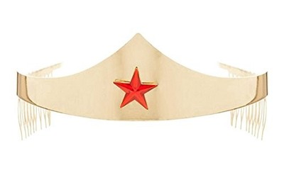 Wonder Woman Golden Tiara with Red Gem Star