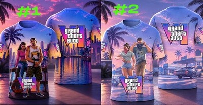 HOT GTA 6 VI Vice City Shirt, Jason Lucia All Over Print Tee, reprint