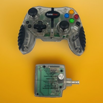 Mad Catz Gamestop OG Xbox Wireless MicroCon Controller + Receiver 4586 FOR PARTS