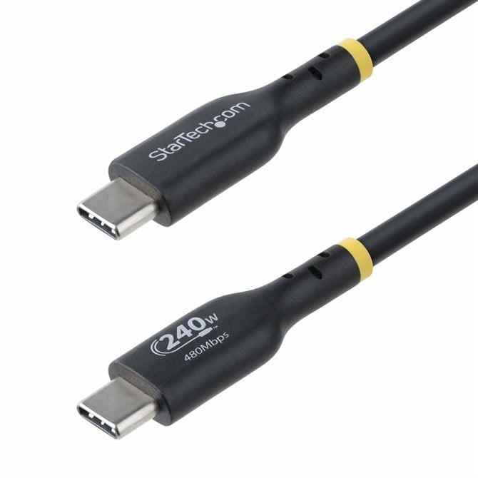 StarTech.com 4m USB-C Charging Cable USB-IF Certified USB C Cable 240W PD EPR US