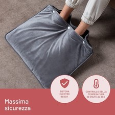 Imetec Scaldapiedi Tecnologia Intellisense, 52x54 cm, 5 temperature, Rapido risc