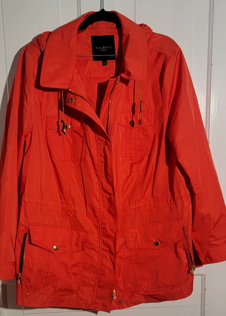 Veste Talbots Orange - Taille 12 - Manches Longues - Occasion Très Bon état - Style Blazer