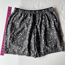 Smartwool Shorts Mens Medium Gray Pebbled Merino Wool Lined Performance Gym 8"