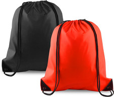 2 Pcs Drawstring Backpack Bags Bulk Sports Cinch Sack String Backpack Storage Ba