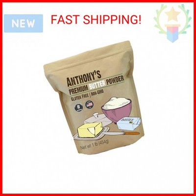 Anthony's Premium Butter Powder, 1 lb, Gluten Free, Non GMO, Made in USA, Keto F