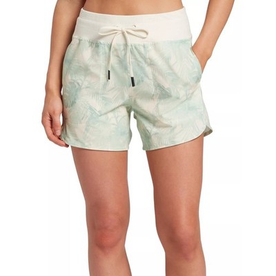 Alpine Design Women's 5'' Shorts Green Size XXL Tie at Waist NWT