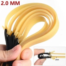 3 Pcs 2.0mm Flat Rubber Slingshot Bands, Replacement for Hunting Catapults