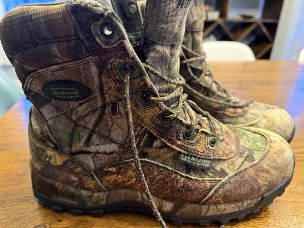 BROWNING Insulated Waterproof Hunting Boots Sz 10.5M GORE-TEX CAMO *Worn Once* Cabela main image 4