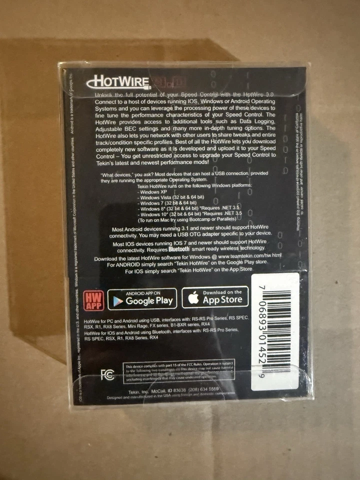 New In Package Tekin Hotwire 3.0 Bluetooth Esc Programmer TT1452 - Image 2 of 2