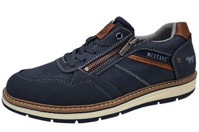 Mustang Herren Schuhe Dunkelblau 26M0041001 navy Slipper