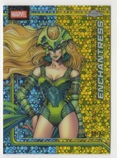 2026 Topps Chrome Marvel Dazzler’s Silver Rhythm Refractor Enchantress /80 #35