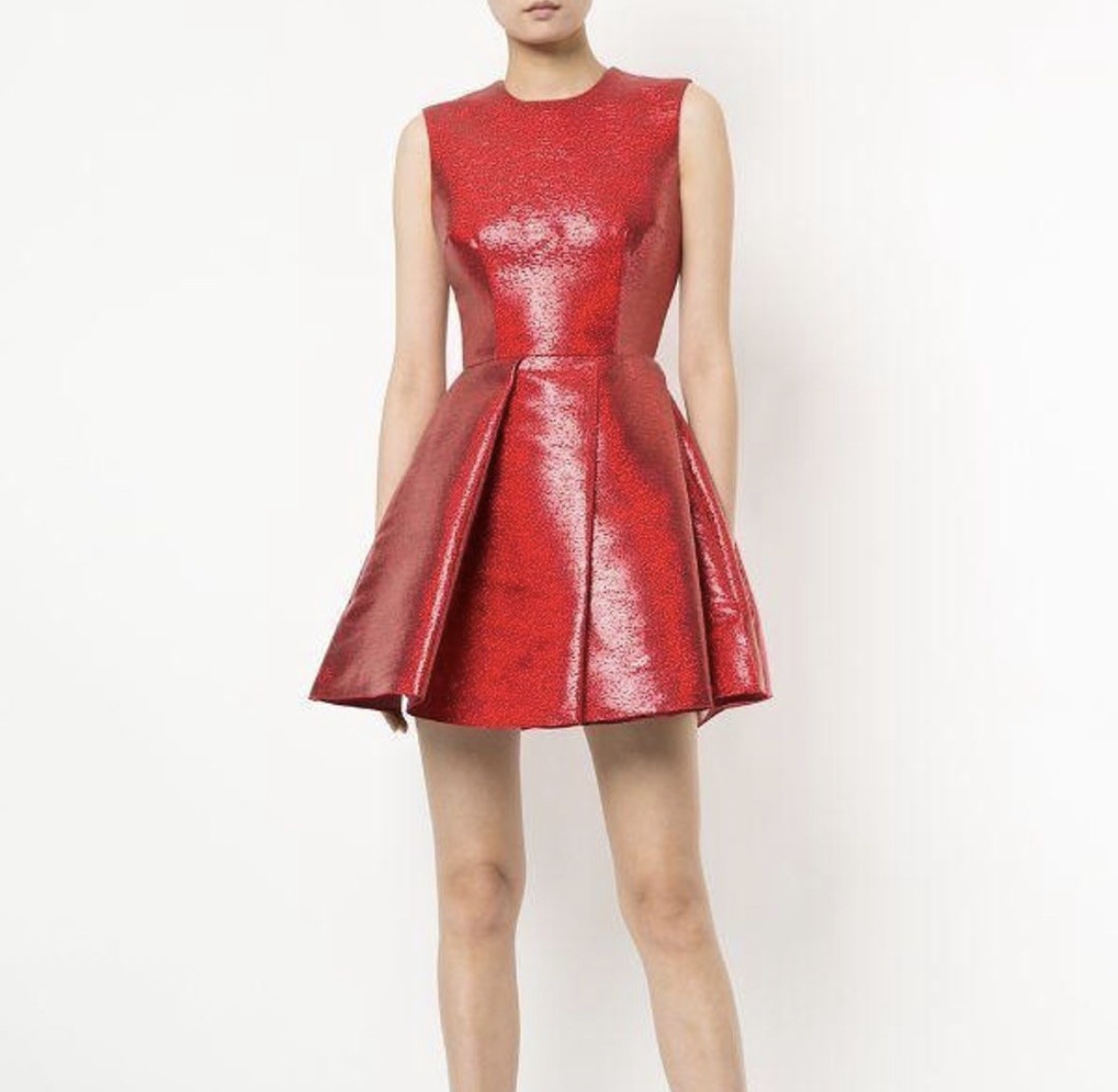 alex perry red dress Alex Perry Ainsley Lurex Mini Dress Red RRP $1500 Size 10 NWT Party Luxe
