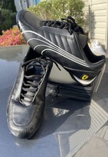 PUMA Ferrari Leather Sneakers Men s US 10 Bla...
