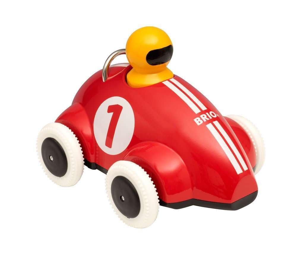 Jouet d'Éveil Voiture de Course Rouge 30226 avec Moteur à Friction Push & Go