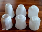 Lot of 6 Vintage Milk Glass Sconce Shades