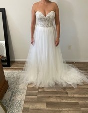 Maggie Sottero : Rebecca Ingram Size 10 -20RT220 -New Wedding Dress Ivory