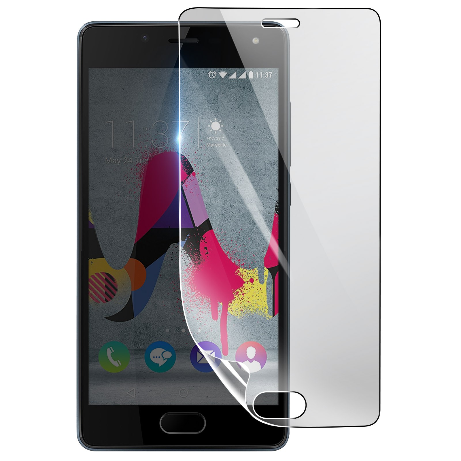 Protection hydrogel Wiko U Feel Lite pour ecran anti rayures actif