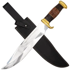Giant Bowie Knife With Sheath Stainless Steel Full Tang Outdoor Survival Knife