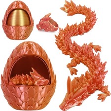 3D Printed Dragon Eggs, Surprise Dragon Eggs Fidget Toys for Kids, Articulate...