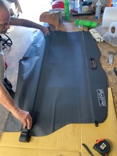 2008 - 2013 Toyota Highlander Charcoal Rear Retractable Cargo Cover Shade Oem 2008 - 2013 Toyota Highlander Charcoal Rear Retractable Cargo Cover Shade Oem