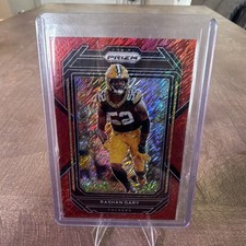 Panini 2022 Prizm Rashan Gary #107 Red Shimmer Prizm /35 Packers NFL Card