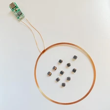 Taidacent Micro USB 50Mm Remote Wireless Leds and Coil Inductive Induction Led L