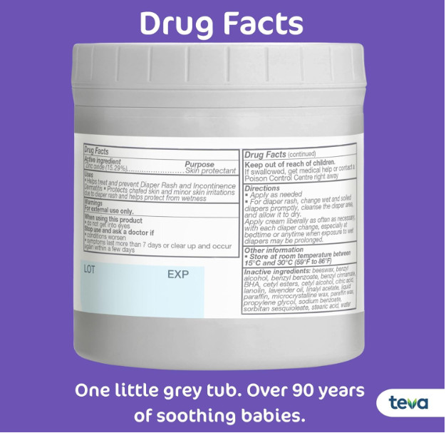 Sudocrem Diaper Rash Cream 4.4oz – Soothes, Treats & Prevents Irritation