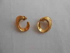 ORECCHINI MONET metallo colore oro per fori