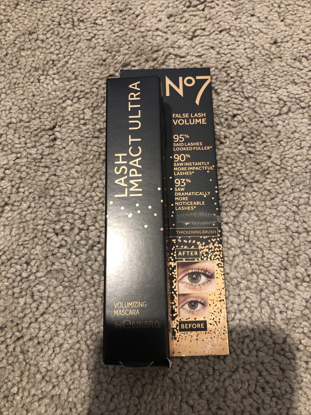 No7 Lash Impact Ultra Voluminizing Mascra Black 0.2 fl oz eBay