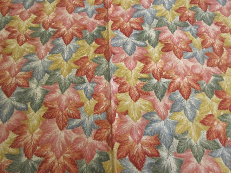 Cotton Fabric Windsor Collection Hoffman Fabrics Fall Leaves Screen Print 18"x44 - Image 4 of 4