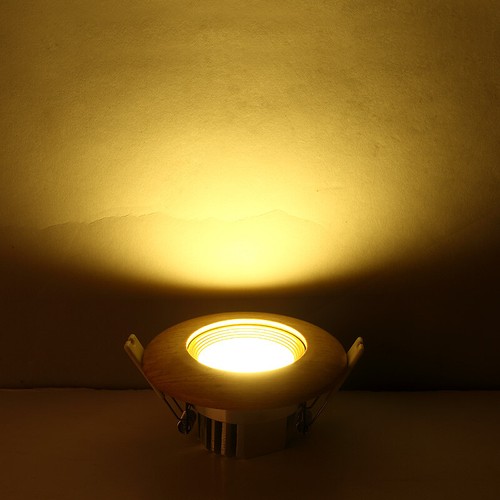 Dimmable/N LED Ceiling Light 3W/5W Wooden Lamp Recessed Lighting Jewelry Store - Picture 2 of 12