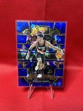 2023-24 Panini Select - Concourse Blue Cracked Ice Prizm #81 Toumani Camara (RC)