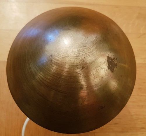 Lampe De Table Bauhaus Art Déco Années 1930 - Couleur Or - Fonctionne ! - Bild 1 von 7