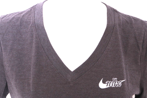 NEW United States USAF US Air Force Falcons Nike V-Neck SS Gray T-Shirt Womens M - Picture 6 of 9