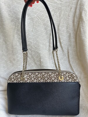 DKNY Signature Canvas Shoulder Bag